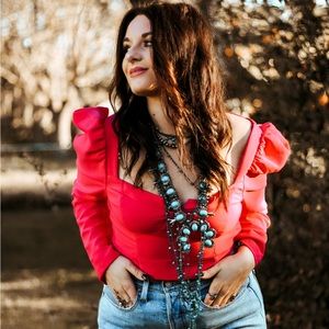 PINK LONG SLEEVE TOP